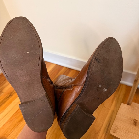 Must Have Vintage Over The Knee Brown Riding Boots - Picture 7 of 13